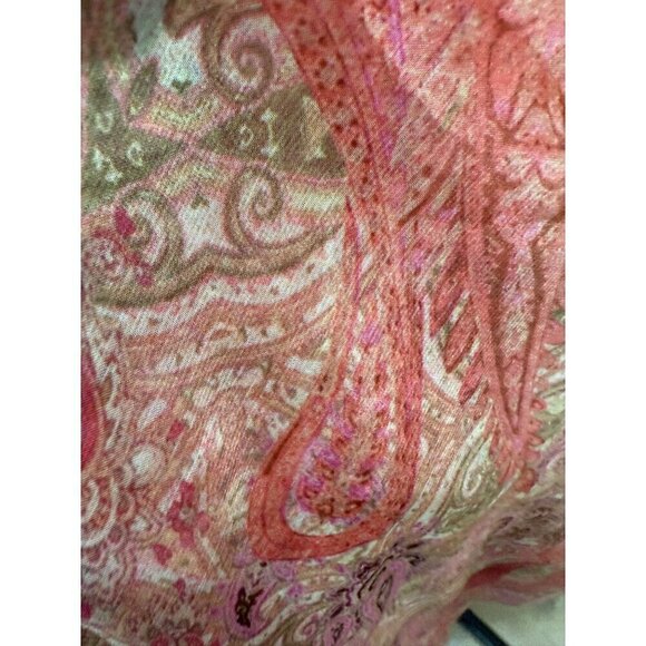 NWT‎ Strapless Arianne Dress Misa Los Angeles Paisley Pink Chiffon Size M - Picture 14 of 16
